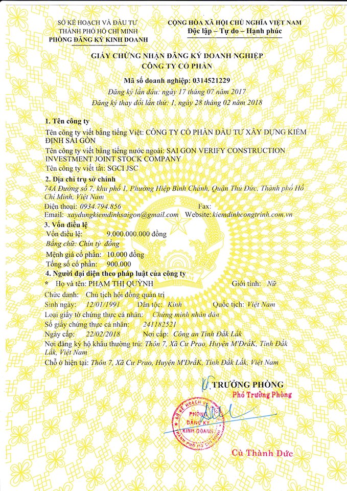 Kiểm định sài gòn